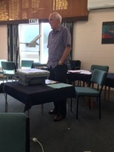 Alan imparts his directorial knowledge at Matamata